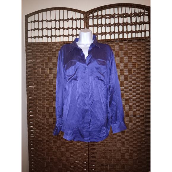 Equipment Purple Silk Blouse - Picture 1 of 2